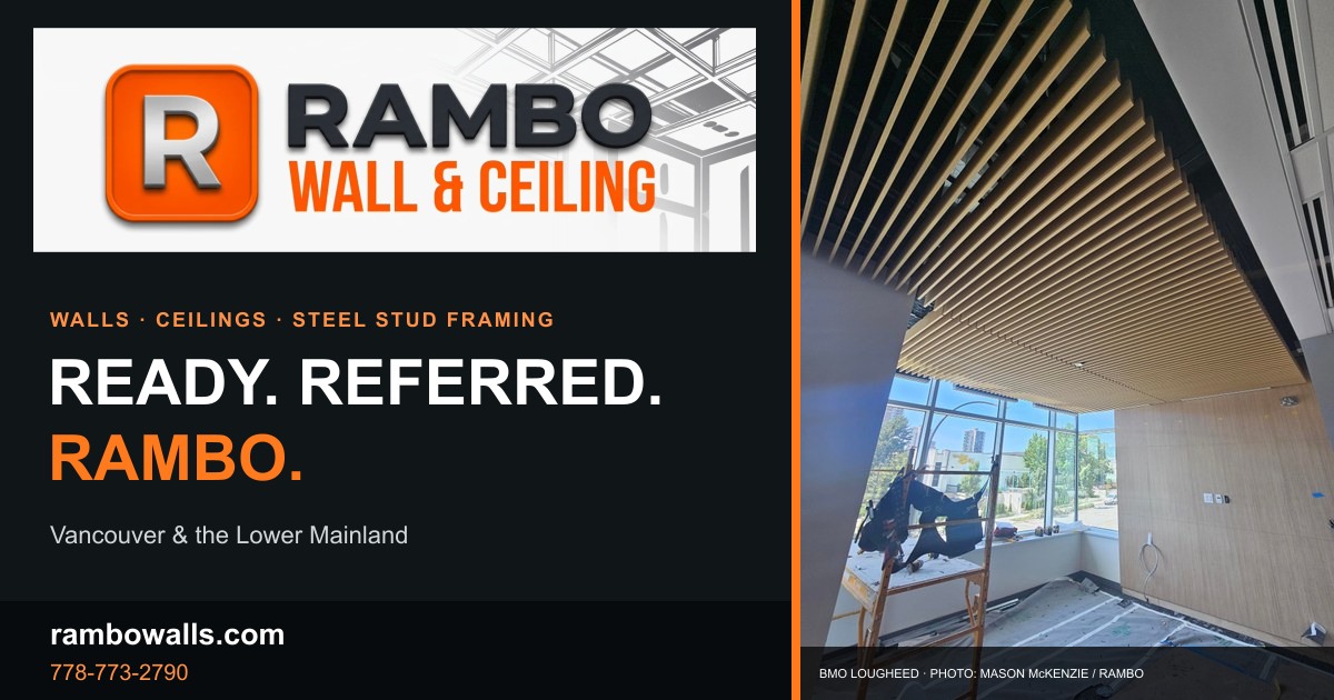 Rambo Wall & Ceiling brand artwork